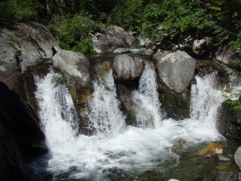 Natural Fish Passage Barrier South Salmo River