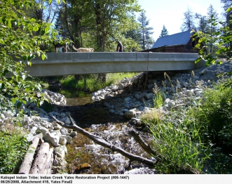 Restored Fish Passage Indian Creek